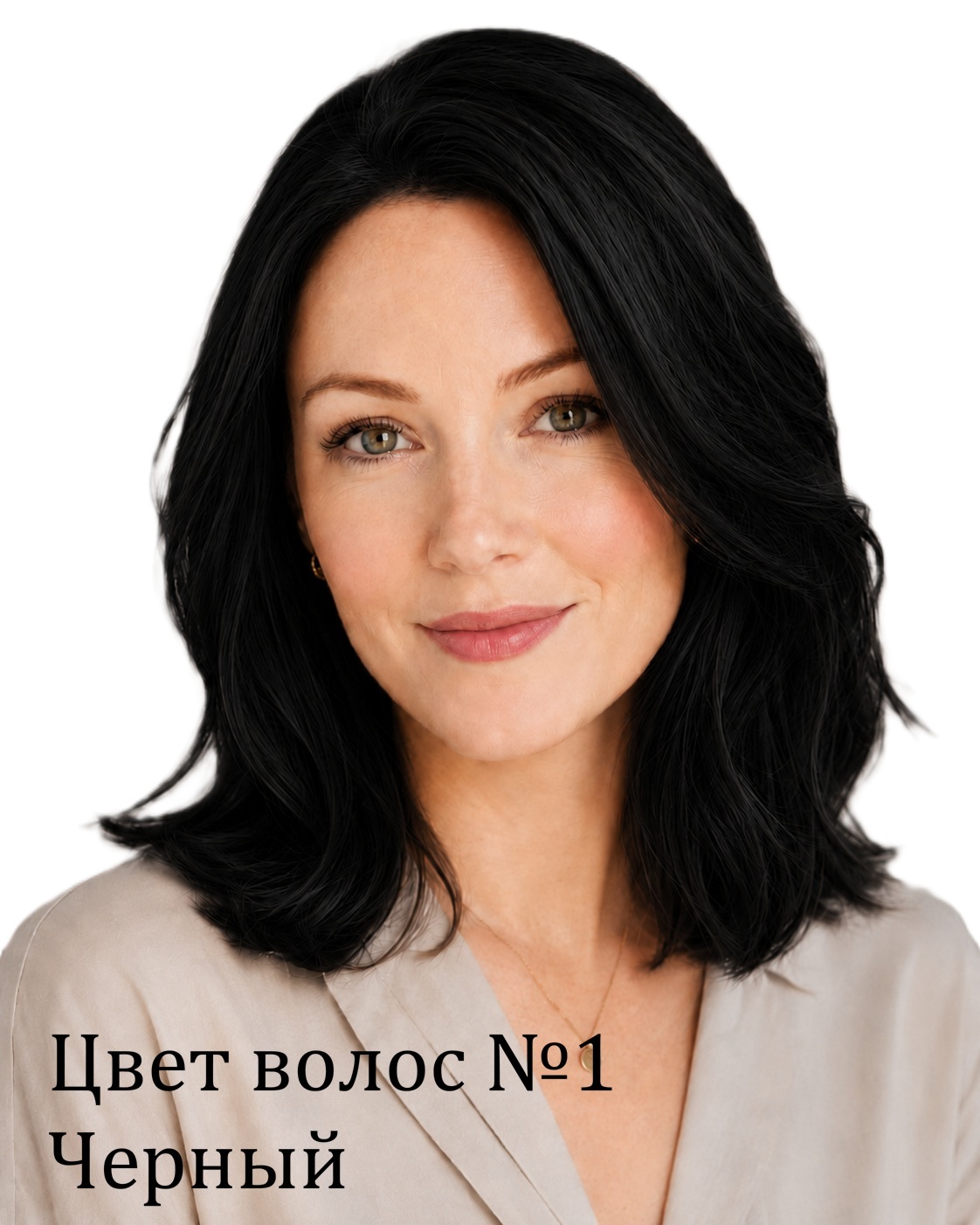 Парик цвет волос черный