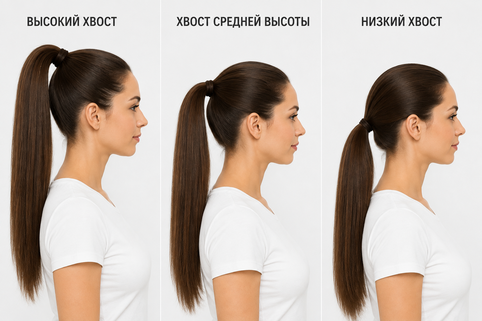 Крепление накладного хвоста на разной высоте